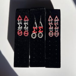 DST Silver Multi  Earrings